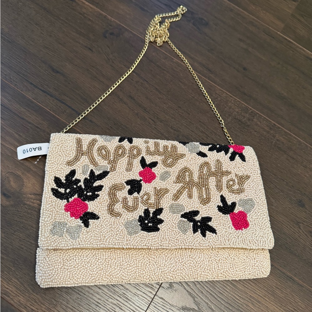 ✨ Brand New ✨ Happily Ever After Beaded Clutch Purse